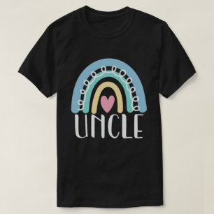 Uncle Cute Family Matching Rainbow  T-Shirt