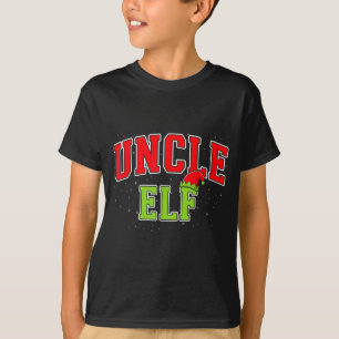 Uncle Elf Christmas Family Matching Group Xmas Unc T-Shirt
