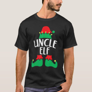 Uncle Elf Matching Family Group Christmas Party Pa T-Shirt
