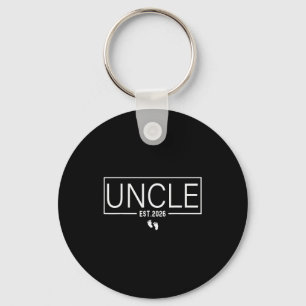 Uncle Est. 2026 New Uncle Promoted To Uncle Est. 2 Keychain