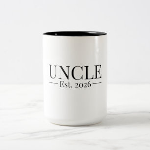 Uncle Established 2026 Two-Tone Coffee Mug