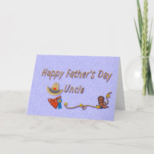 Uncle Fathers Day Western style Card