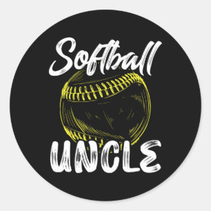Uncle For Men Family Matching Players Fathers Day  Classic Round Sticker