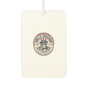Uncle Freedom Patriotic Uncle Sam Founding Charact Air Freshener