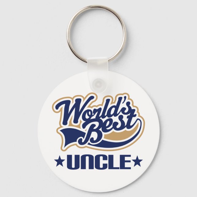 Uncle Gift Keychain (Front)