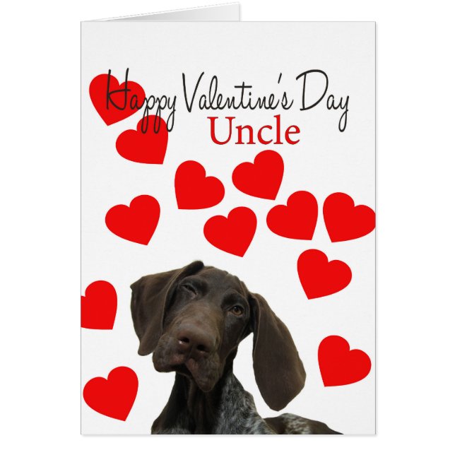 Uncle Glossy Grizzly Valentine Puppy Love (Front)