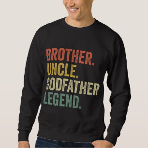 Uncle Godfather Christmas Gifts From Godchild Funn Sweatshirt