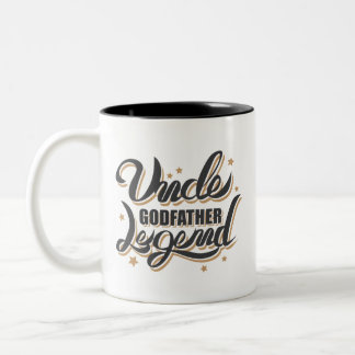 Uncle Godfather Legend Two-Tone Coffee Mug