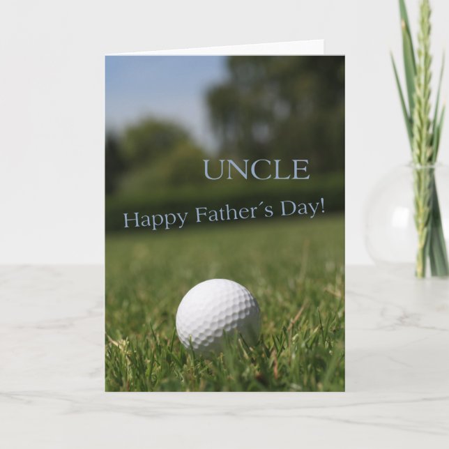 Uncle  Happy Father's Day Card (Front)