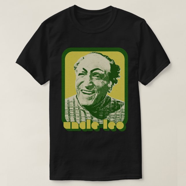 Uncle Leo Retro Aesthetic Fan Art Original Design T-Shirt (Design Front)