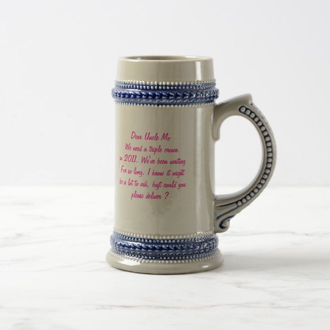 Uncle mo triple crown mugs (Right)