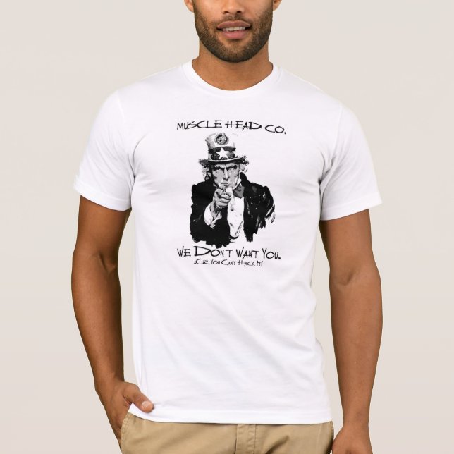 Uncle Muscle Head T-Shirt (Front)