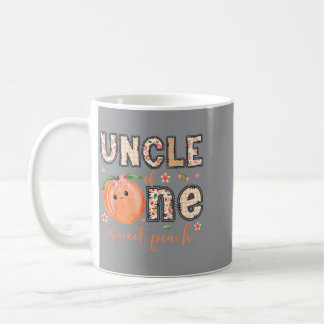 Uncle Of One Sweet Peach 1st Birthday Girl Coffee Mug