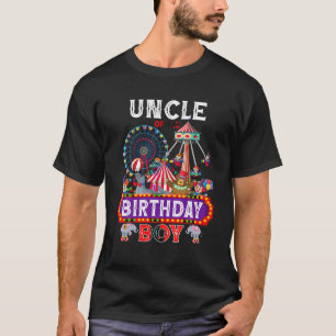 Uncle Of The Birthday Boy Carnival Circus 1st Birt T-Shirt