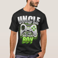 Uncle of the Birthday Boy Matching Video Game Birt