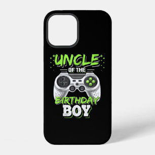 Uncle of the Birthday Boy Matching Video Game iPhone 12 Case