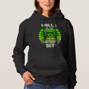 Uncle Of The Birthday Boy Matching Video Gamer Par Hoodie