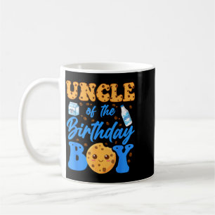 Uncle Of The Birthday Boy Milk And Cookies 1st Coffee Mug