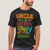 UNCLE Of The Birthday Boy Rawr Dinosaur