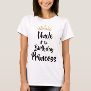 Uncle Of The Birthday Princess Matching Family T-Shirt