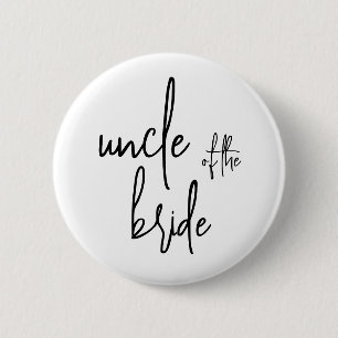 Uncle of the bride  button