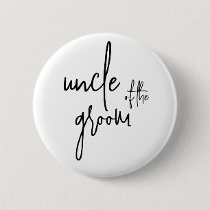 Uncle of the groom  button