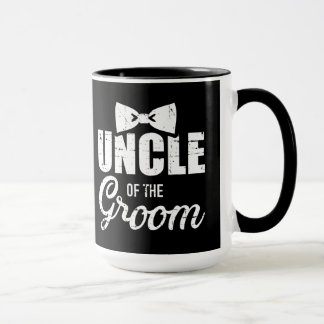 Uncle of the groom for wedding mug