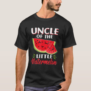 Uncle Of The Little Watermelon Melon Birthday Fami T-Shirt