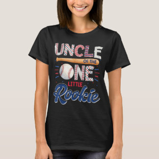 Uncle Of The One Little Rookie Baseball 1st T-Shirt
