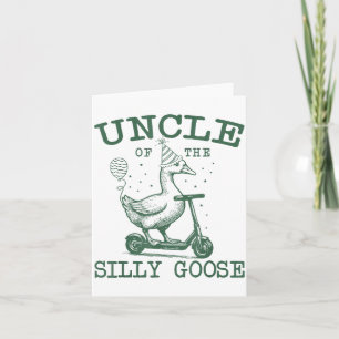 Uncle Of The Silly Goose First Birthday Family Mat Card