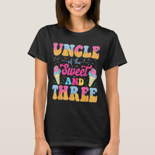 Uncle of the sweet three 3rd birthday girl ice T-Shirt