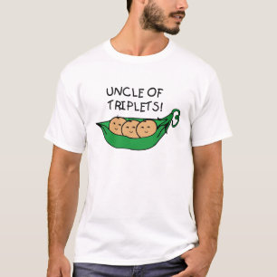 Uncle of Triplets Pod T-Shirt