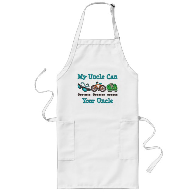 Uncle Outswim Outbike Outrun Triathlon Apron (Front)