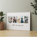 Uncle Photo Collage 5 Pictures Collage Canvas Print<br><div class="desc">This is a photo collage canvas that spells out the word UNCLE along with a custom message. This is the perfect gift for an uncle for uncle's day,  his birthday or Christmas.</div>