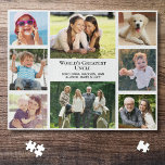 Uncle Photo Collage Jigsaw Puzzle<br><div class="desc">Give the world's best uncle ever a fun custom jigsaw puzzle featuring an 8 photo collage of his nieces, nephews, other family members, pets, etc., their names and "World's Greatest Uncle."</div>