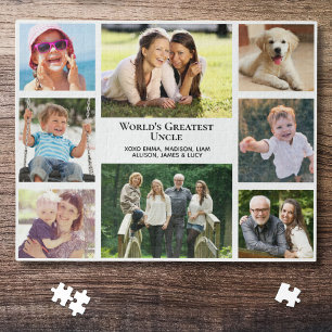 Uncle Photo Collage Jigsaw Puzzle