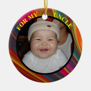Uncle Photo Gift Tag & Ornament