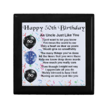 Uncle poem - 50th Birthday