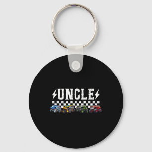 Uncle Retro Monster Truck Family Crew Birthday Mat Keychain