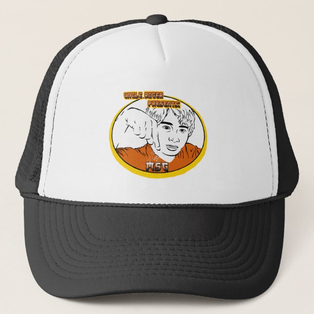 Uncle Roger Youtube Comedian MSG Trucker Hat (Front)