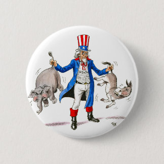 Uncle Sam 3 2 Inch Round Button