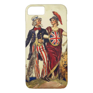 Uncle Sam and Britannia Case-Mate iPhone Case