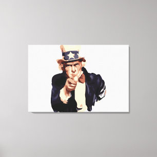 Uncle Sam Canvas Print