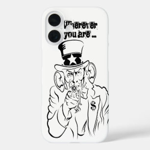 Uncle Sam iPhone 16 Case