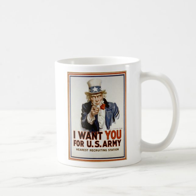 Uncle Sam Coffee Mug (Right)