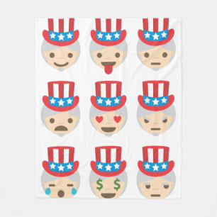 uncle sam emoji blanket