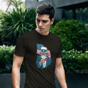 Uncle Sam Face Mask   T-Shirt