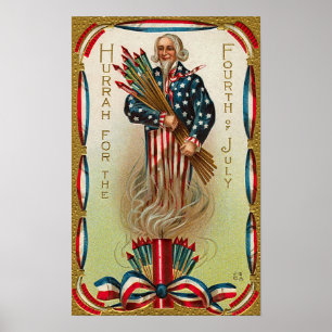 Uncle Sam Forth of July Poster