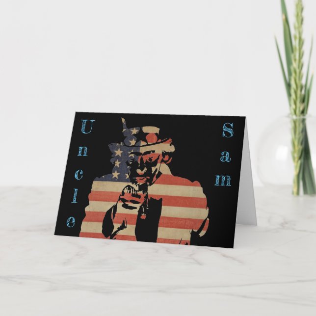 Uncle Sam Greeting Card (Front)