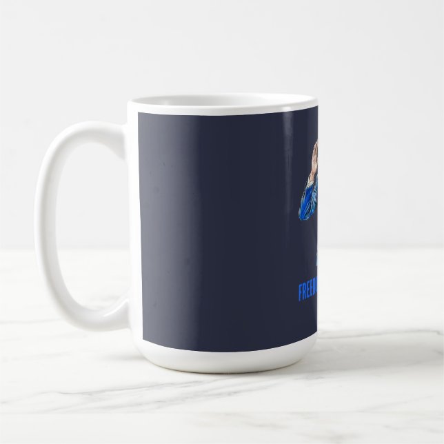 Uncle Sam Happy 4th of July Patriotic Coffee Mug (Left)